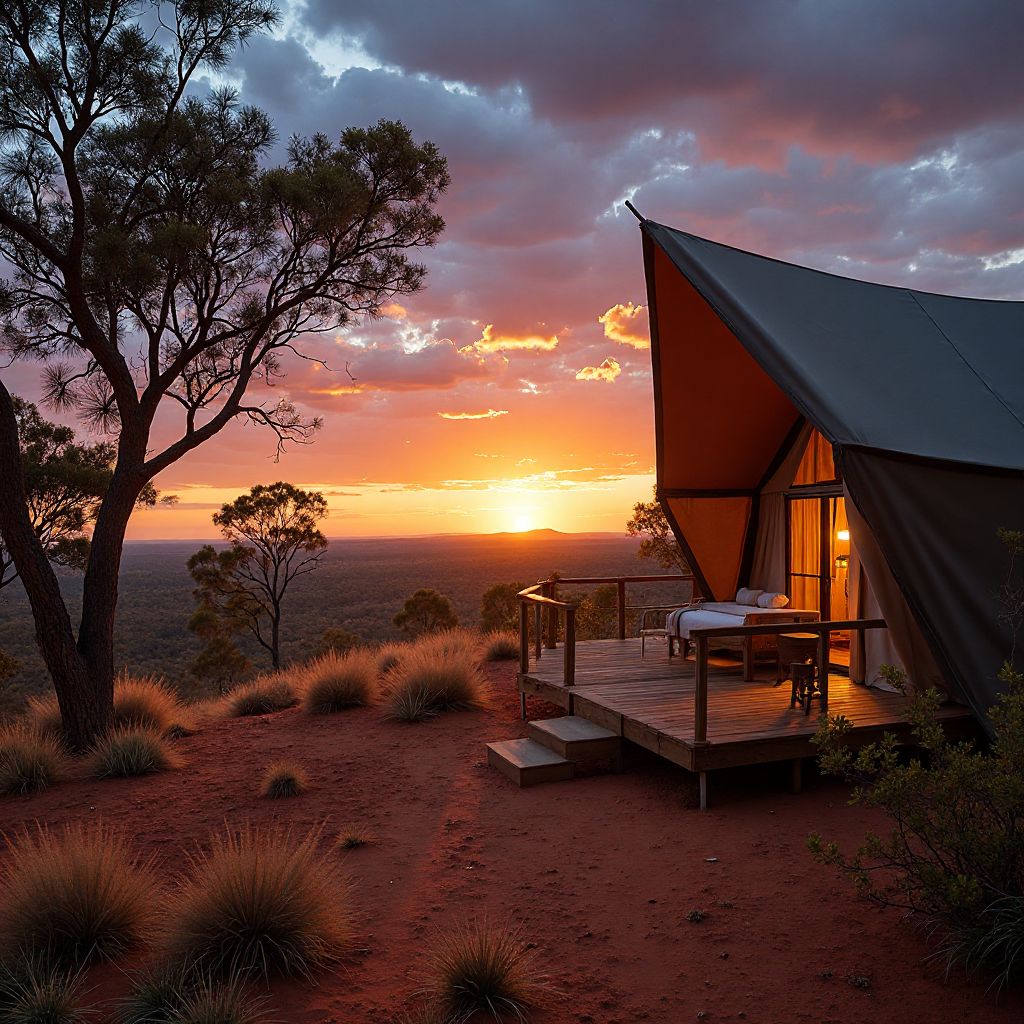 Luxury outback accommodation